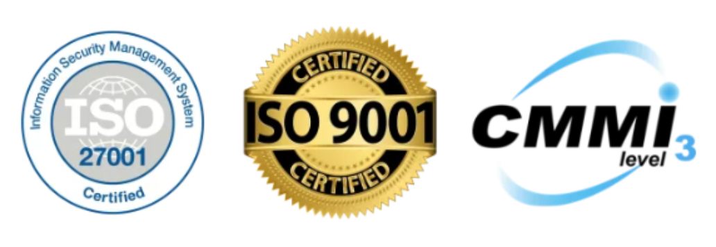 ICS Certifications - ISO 27001:2022, ISO 9001:2015, CMMI Level 3